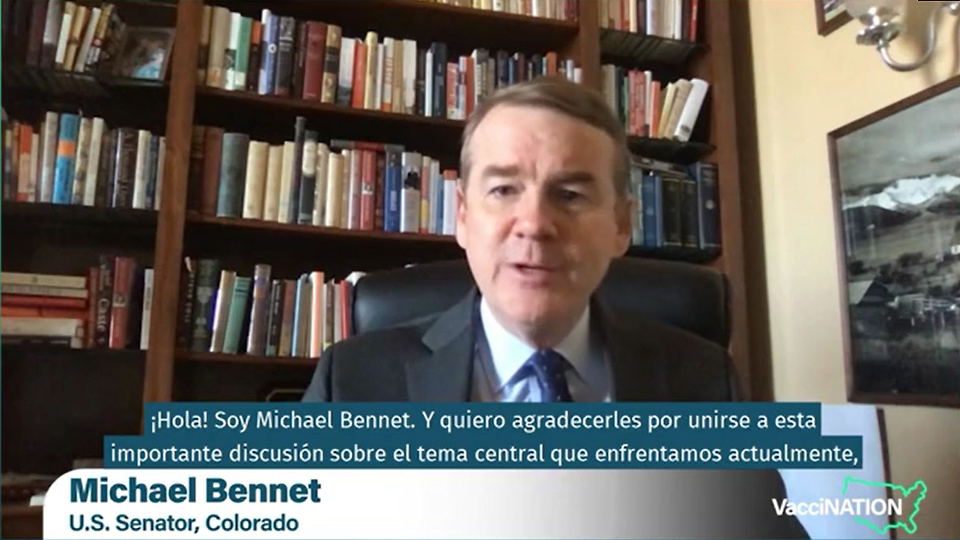VacciNATION Event - Michael Bennet (Spanish Subs)